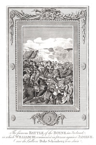 Slaget vid Boyne, 1690 av Unbekannt