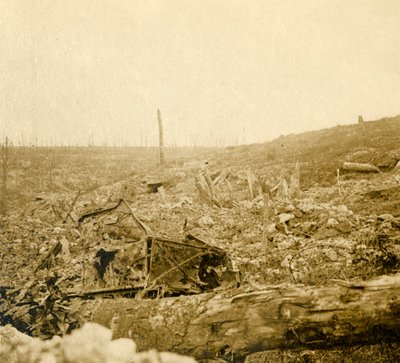Battlefield, Bezonvaux, Verdun, norra Frankrike, c1914-c1918 av Unbekannt