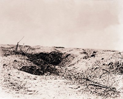 Battlefield, Tahure, norra Frankrike, c1914-c1918 av Unbekannt