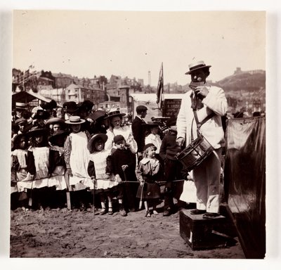 Strandunderhållare, c 1905 av Unbekannt