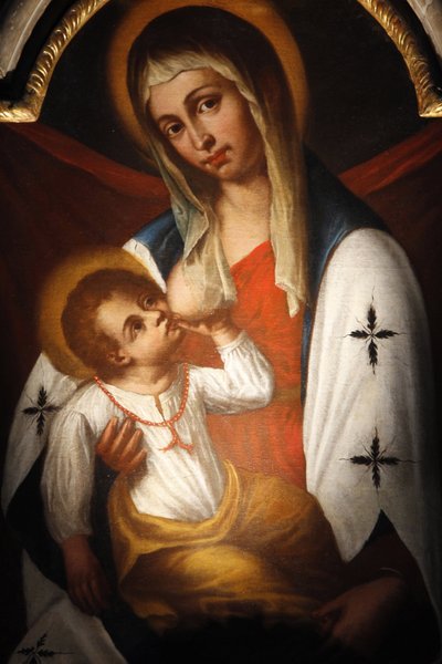 Välsignade jungfrun av nåd, Madonna di San Giuseppe av Benedetto Cottolenzo (slutet av 1500-talet), Turin, Italien av Unbekannt
