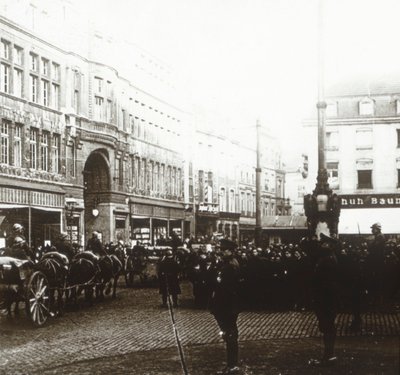 Belgiska trupper, Aachen, Tyskland, c1914-c1918 av Unbekannt