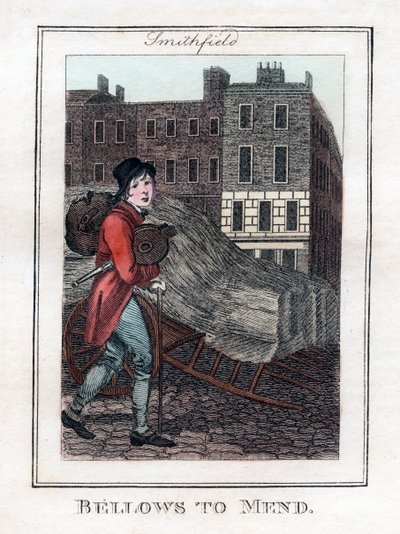 Bälg till Mend, Smithfield, London, 1805 av Unbekannt