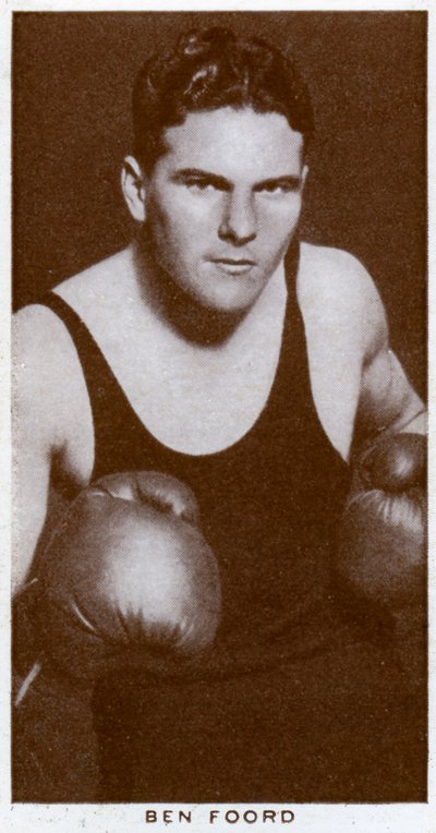 Ben Foord, sydafrikansk boxare, 1938 av Unbekannt