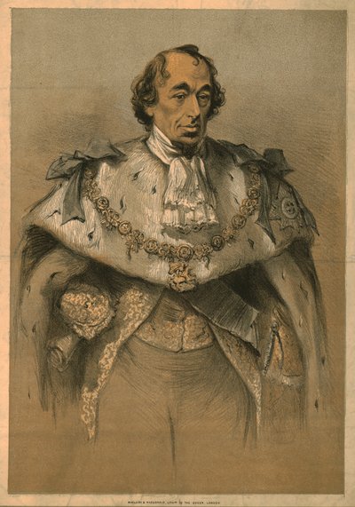 Benjamin Disraeli, c1870. av Unbekannt