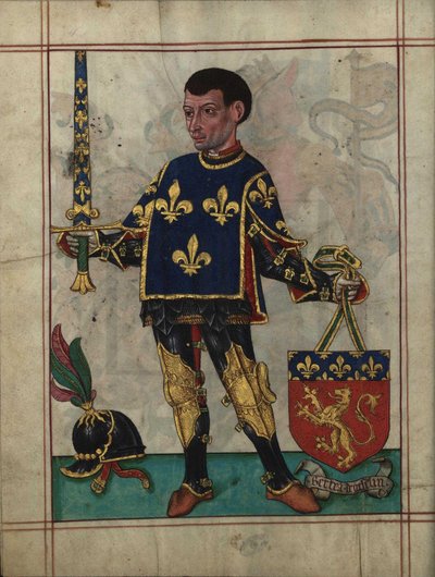 Bertrand du Guesclin från Livro do Ameiro-Mor, 1509 av Unbekannt