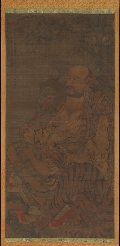 Bhadra, Den sjätte Luohan, daterad 1345. av Unbekannt