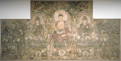 Bhaisajyaguru, The Buddha of Healing and Medicine, från 1319 av Unbekannt