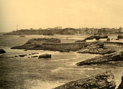Biarritz - La Digue de la Cafetiere, c1930. av Unbekannt