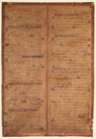 Bifolium utskuret från en karolingisk gradual, ca. 830-860. av Unbekannt