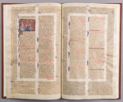 Bifolium med Gratianus dekreter, franska, ca. 1290. av Unbekannt