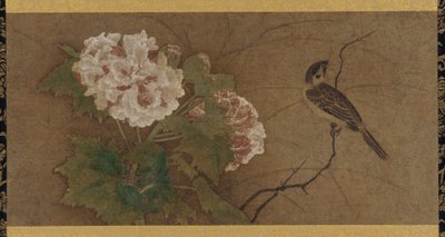 Fågel och blommor, Muromachi-perioden, 1400-1500-talet. av Unbekannt