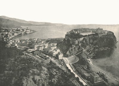 Fågelperspektiv, Monte Carlo, Monaco, 1895. av Unbekannt
