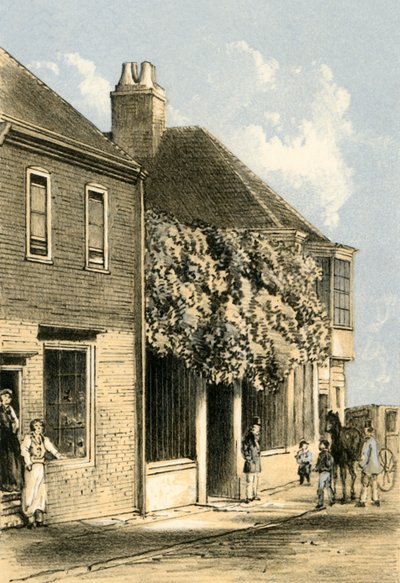 Dr. Watts födelseplats, c1861. av Unbekannt