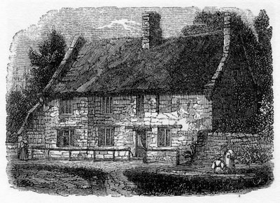 Födelseort för pastor James Hervey, Hardingston, nära Northampton, 1840 av Unbekannt