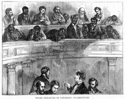 Svarta senatorer i kongressen - Washington, 1868 av Unbekannt