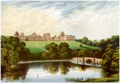 Blenheim Palace, Oxfordshire, hem för hertigen av Marlborough, c1880 av Unbekannt