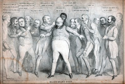 Blind Mans Buff, tidigt 1800-tal av Unbekannt