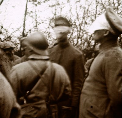 Soldater med ögonbindel, november 1918 av Unbekannt