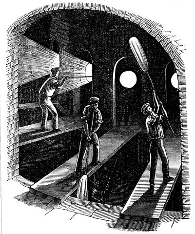 Blåscylinder eller glasplåt, c1860 av Unbekannt