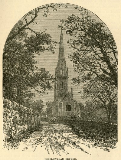 Bodelwyddan kyrka, 1898. av Unbekannt