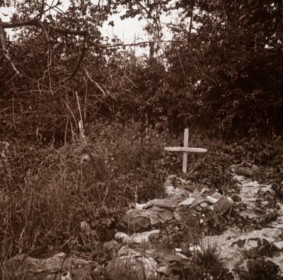 Kropp av tysk soldat, Ablain-Saint-Nazaire, norra Frankrike, c1914-c1918. av Unbekannt