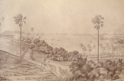 Bombay Harbor - sett från Belmont, september 1821, 1936. av Unbekannt