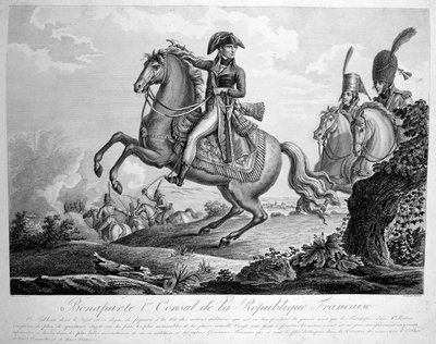 Bonaparte 1:e konsul i den franska republiken, 1800-talet av Unbekannt