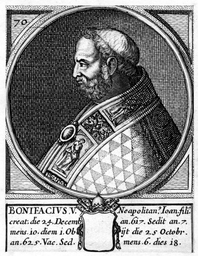 Bonifatius V, påven av den katolska kyrkan av Unbekannt