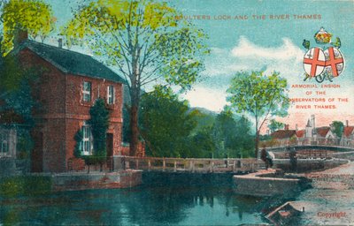 Boulters Lock och Themsen, c1910 av Unbekannt