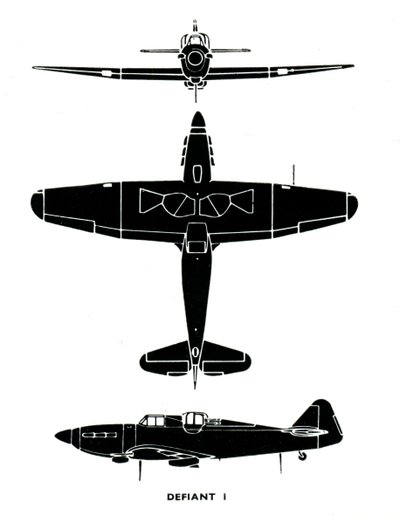 Boulton Paul Defiant I, 1941. av Unbekannt