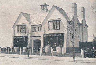 Bournville: två av Village Shops, av WA Harvey, c1900 1901-1902 av Unbekannt