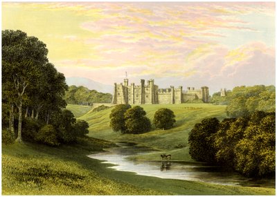 Brancepeth Castle, Lord Boyne, c1880 av Unbekannt