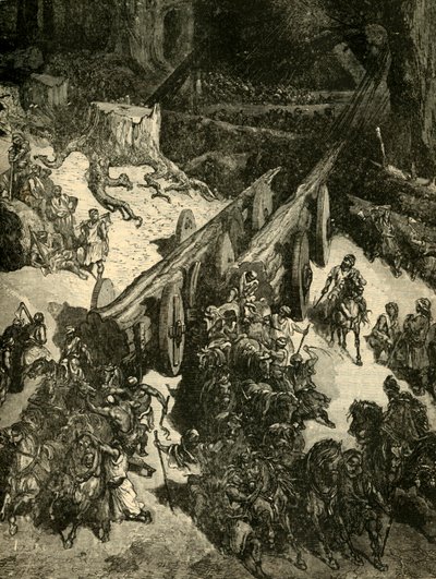Bringing Cedar från Libanon, 1890. av Unbekannt