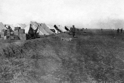 Brittiskt 15 RWR-läger, nära Bagdad, 1918 av Unbekannt