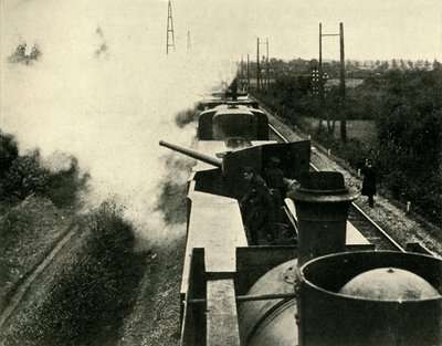 Brittiska flottans pansartåg, första världskriget, 1914, c1920. av Unbekannt