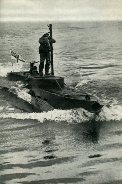 Brittisk X-Craft midget-ubåt, andra världskriget, 1945. av Unbekannt