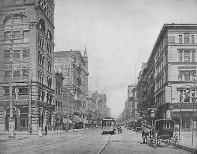 Broadway, norr om Chestnut Street, St. Louis, c1897. av Unbekannt