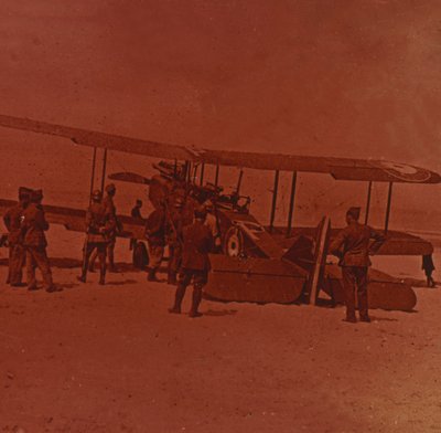 Nedbrutet brittiskt plan, c1914-c1918. av Unbekannt