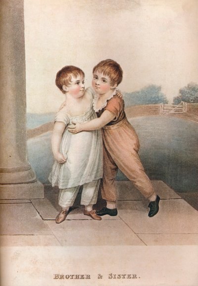 Bror och syster, c1700-talet av Unbekannt