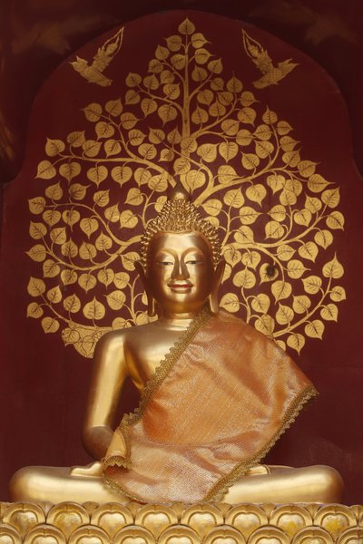 Buddhastaty i Wat Phan On, Chiang Mai. Thailand av Unbekannt