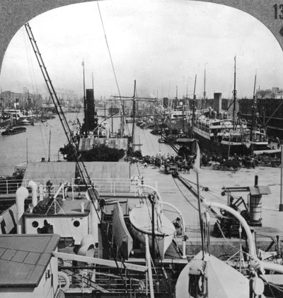 Buenos Aires hamnar, Argentina, ca 1900-talet av Unbekannt