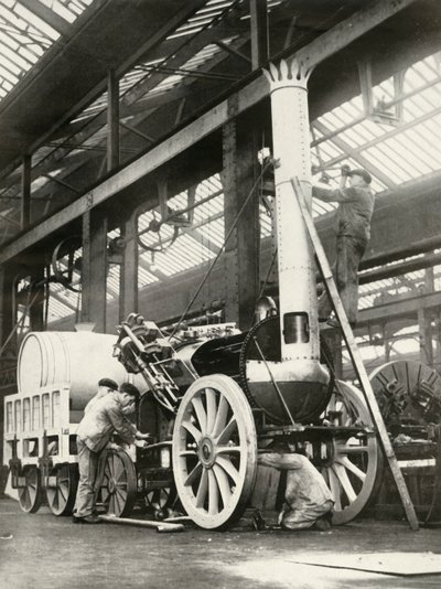 Bygger raketen - 1935, 1935. av Unbekannt