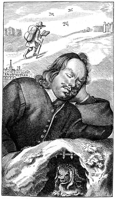 Bunyans dröm, 1680, 1893 av Unbekannt