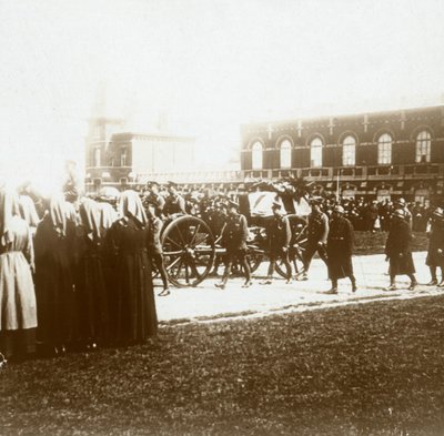 Edith Cavells begravning, Bryssel, Belgien, 1915 av Unbekannt