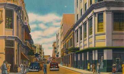 Business Street, Barranquilla, c1940-talet av Unbekannt