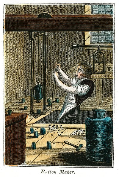 Knapptillverkare, 1823 av Unbekannt