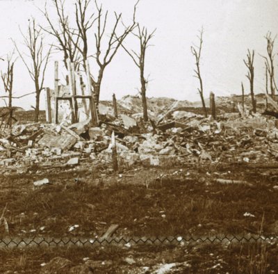 Vid Tavannes Fort, Verdun, norra Frankrike, c1914-c1918 av Unbekannt
