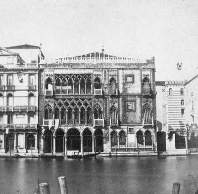 Ca dOro, Venedig, Italien, sent 1800- eller tidigt 1900-tal av Unbekannt
