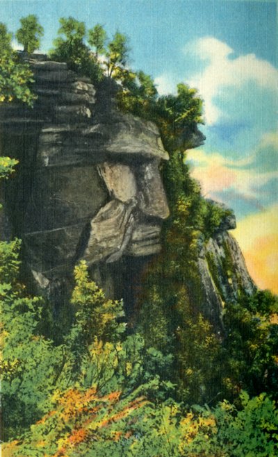 Caesars Head, höjd 3 227 fot, högsta punkten i South Carolina, 1942. av Unbekannt